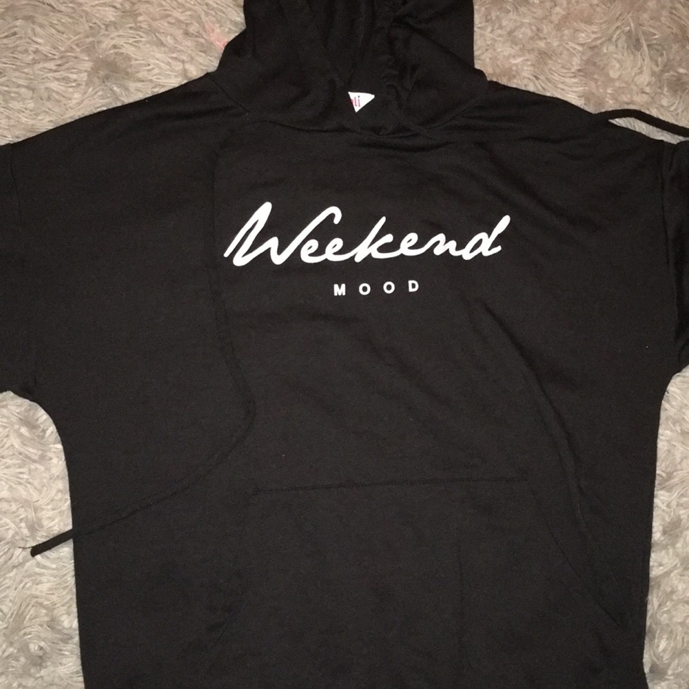 “Weekend Mood” sweat jacket 🖤